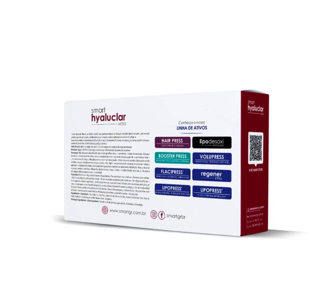 Smart Hyaluclar Meso - Fluido Clareador Cutâneo 5 ampolas de 5ml - Smart GR