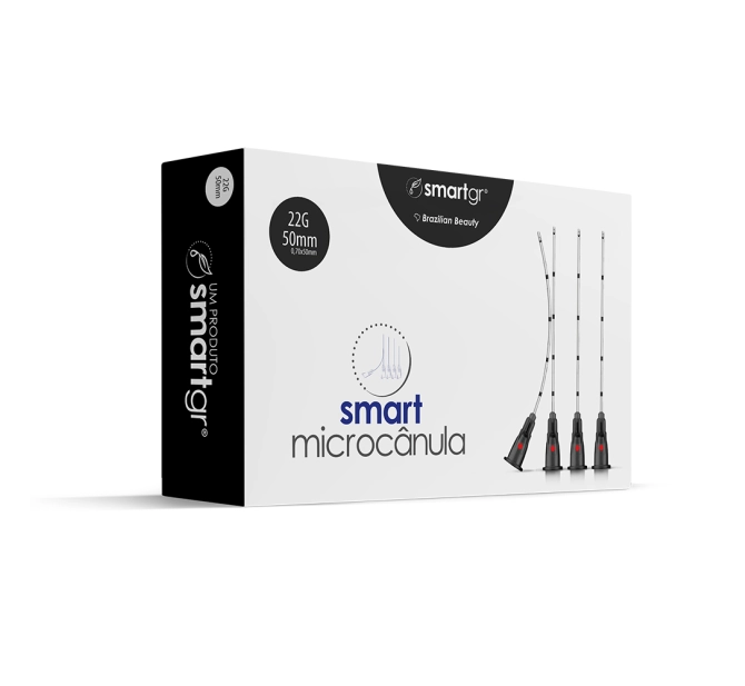 Smart Micro Cânula SC22G/50mm- Caixa com 10 Unidades - Smart GR