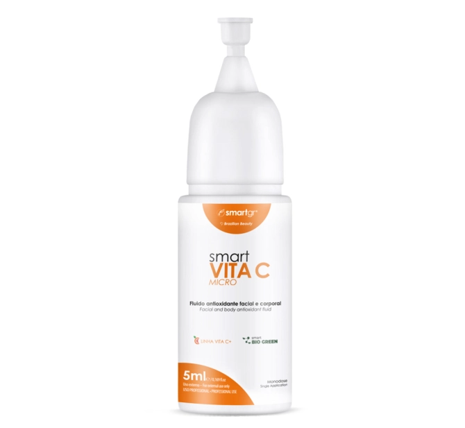 Smart Vita C Fluído Antioxidante Cutâneo Monodose 5ml - 5 Unidades - Smart GR