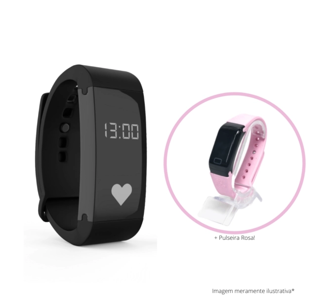 Smart Watch Massy Relógio Inteligente com Oximetro, Monitor Cardíaco, Pressão Arterial + 8 Funções - Rosa
