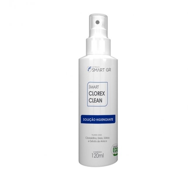 Solução Higienizante Com Clorexidina Smart Clorex Clean - 120ml - Smart Gr