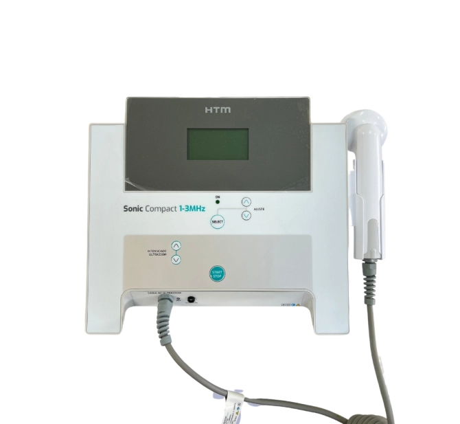  (Usado) Sonic Compact 1 e 3 Mhz HTM - Aparelho de Ultrassom para Estética e Fisioterapia