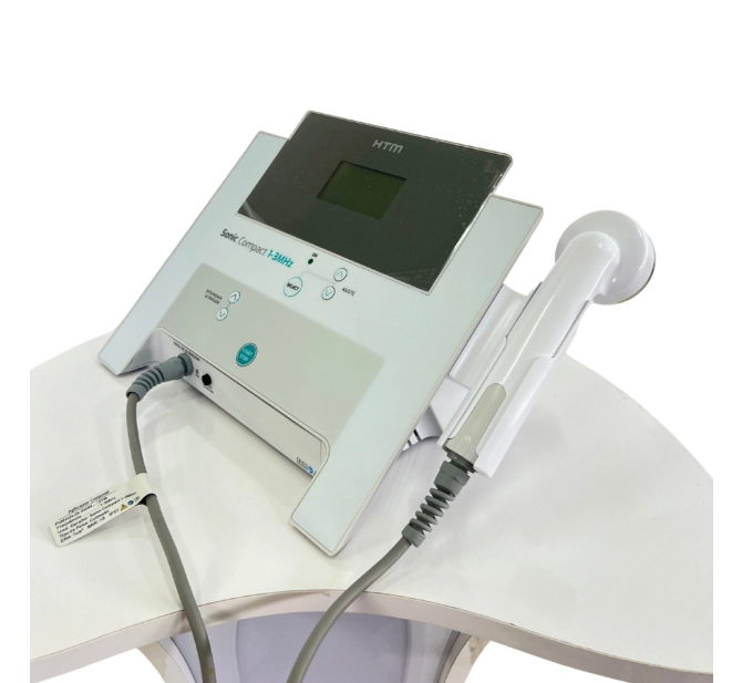  (Usado) Sonic Compact 1 e 3 Mhz HTM - Aparelho de Ultrassom para Estética e Fisioterapia