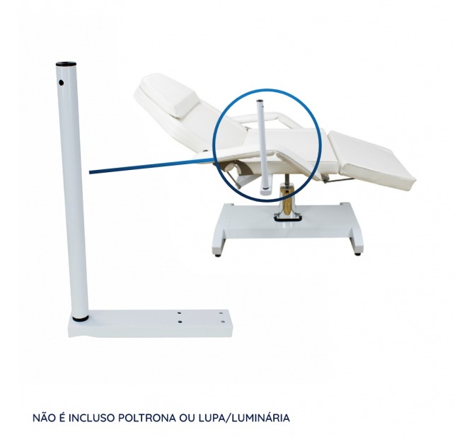 Suporte de Lupa Luminária para Poltronas - Salus Brasil