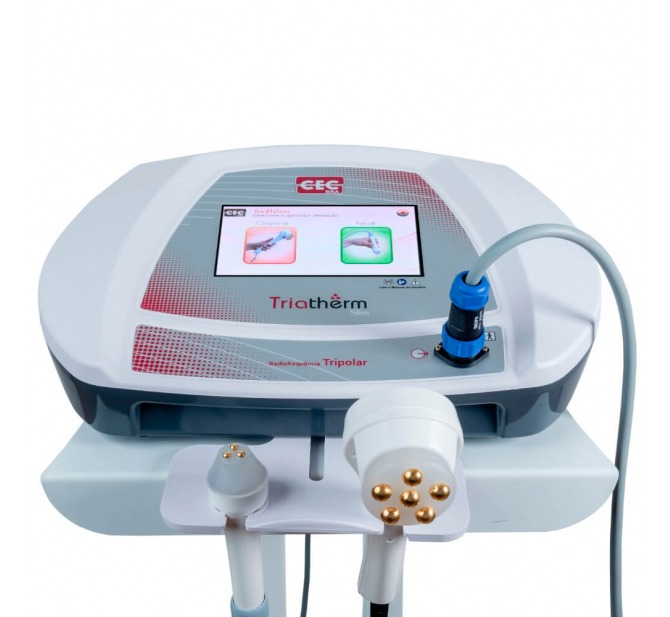 Triatherm Slim Aparelho de Radiofrequência Tripolar Ouro - CECBRA