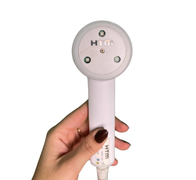 (Usado) - Cluster Led Circular Azul + Laser Vermelho - 3 LED´s Azul 1.500mW Potência Laser Vermelho 180mW - HTM