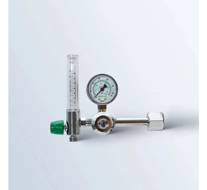 Válvula Reguladora para Cilindro Oxigênio Com Fluxômetro - Philozon