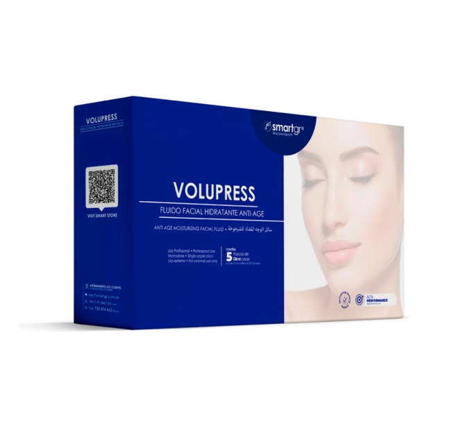 Volupress Fluido Volumizador Super Hidratante 8ml - 5 unidades - Smart GR