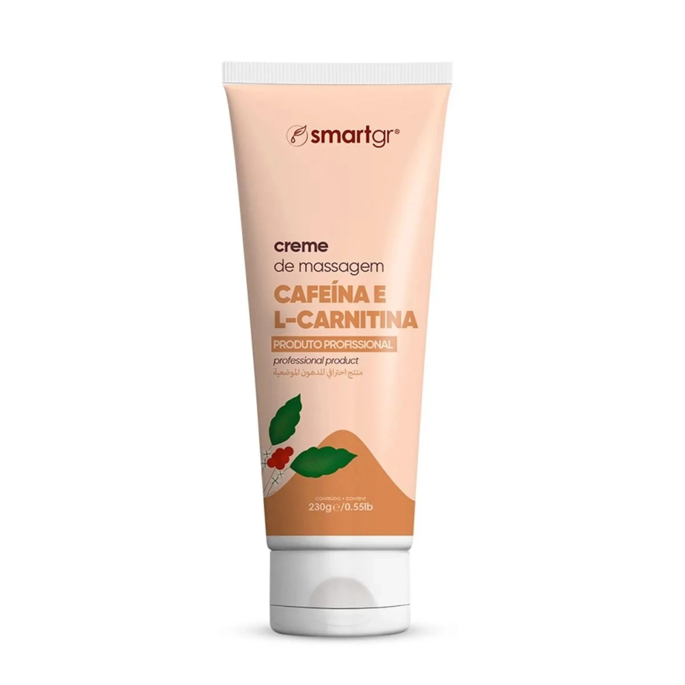 Creme de massagem Cafeína e L-Carnitina 230g - Smart GR