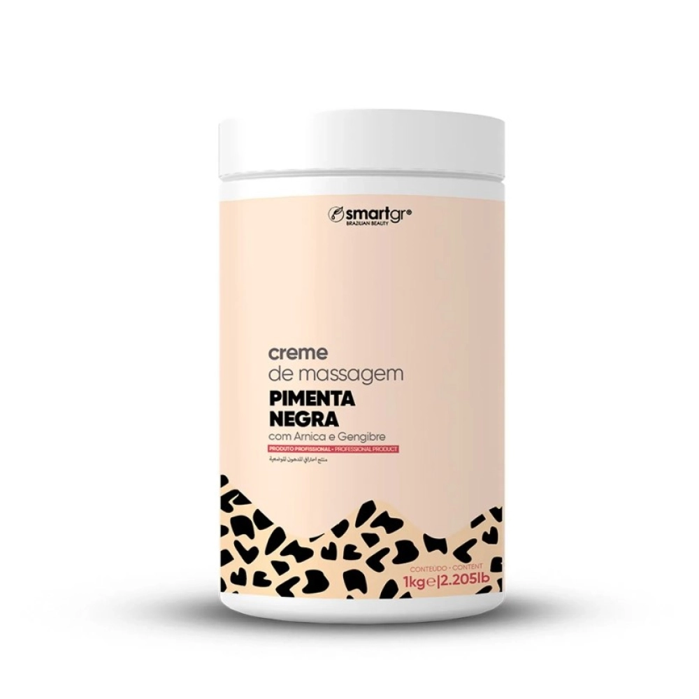 Creme De Massagem Pimenta Negra 1Kg - Smart GR | BCMED
