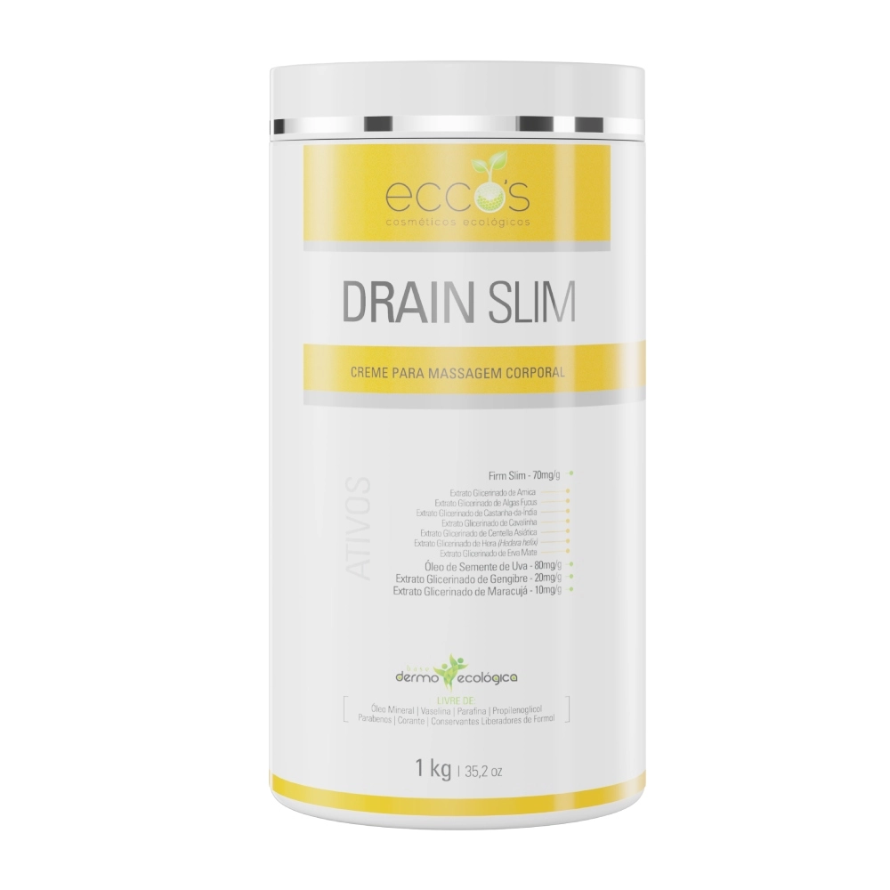 Creme Para Massagem Drain Slim 1kg - Eccos Cosméticos | BCMED