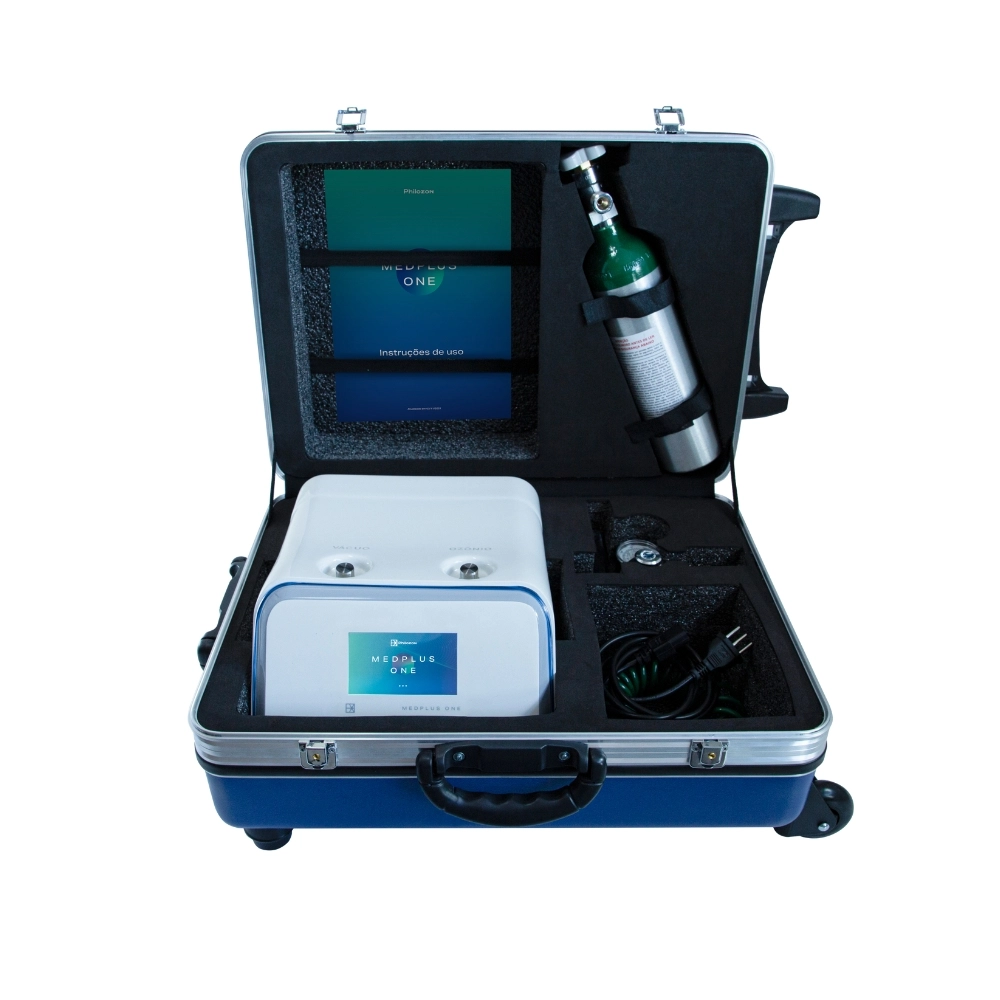 Kit Medplus One + Cilindro de Oxigênio + Maleta de Transporte +