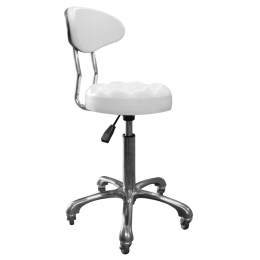 Mocho Fit com encosto - Branco - Estek 