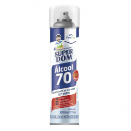 Álcool 70% Spray Aerossol Super Dom - DomLine