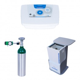 Kit Oxitone Pro - Aparelho de Ozonioterapia Sem Vácuo + Cilindro + Mesa Ozzone - Tonederm