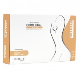 Biometikal Celulite - Ativo para Redução de Gordura e Celulites - 6 Unidades de 4ml 