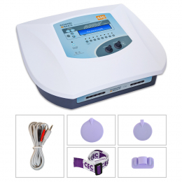 Combi 8 Max CECBRA Aparelho de Eletroestimulação com 8 Canais + Placas Corporais e Facial