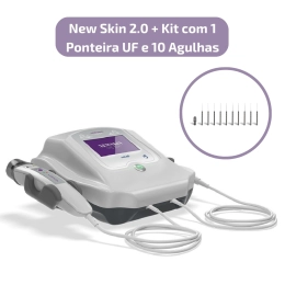 Combo New Skin 2.0 + Kit com 1 Ponteira UF e 10 Agulhas - MMO