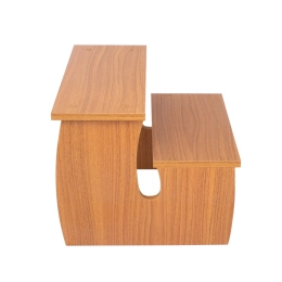 Escada 2 Degraus - Linha Creta - Salus Brasil - Louro Feijó