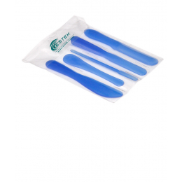 Kit 5 Espátulas para Estética - Estek - Azul