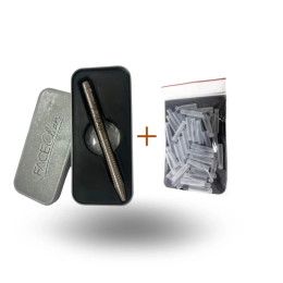 Kit - Caneta Extratora + Ponteiras Descartáveis C/ 50 Un - Face Clean