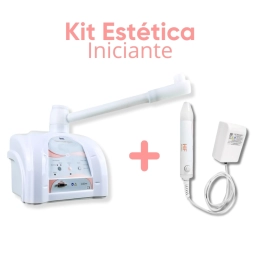 Kit Iniciante Dermosteam 110v Vapor de Ozônio + HF Alta Frequência - Ibramed 