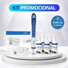 Kit Smart Pen 2 + 2 Cartuchos de 36 Agulhas + GHK-Cu de Brinde - Smart GR