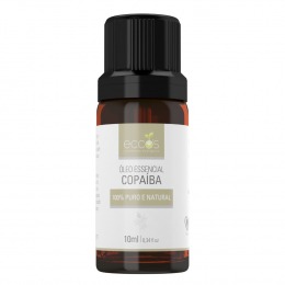 Óleo Essencial De Copaíba 10ml - Alívio de Dores Musculares - Eccos Cosméticos 