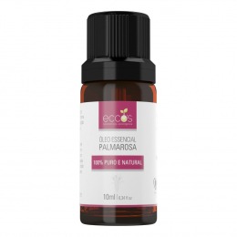 Óleo Essencial De Palmarosa 10ml para Flacidez e Rugas - Eccos Cosméticos 