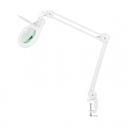 Lupa Articulada Com Fixador Para Mesa, Dimmer, Zoom De 5X E Led - Hl-410 - Solver