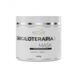 Máscara Facial de Argila White Mask 400g - Eccos Cosméticos 