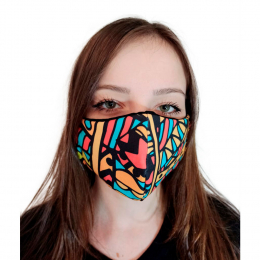 Máscara de tecido - Modelo Estampa Africana - BCMED