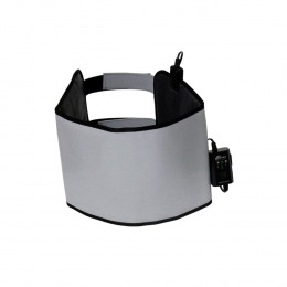 Manta Térmica Abdominal Luxo Prata 27cm x 97 cm com Infravermelho - Estek