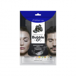 Máscara Facial de Limpeza Profunda Superfood Bubble O2 com Carvão Ativado - Smart GR