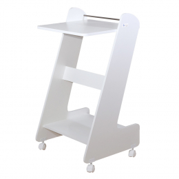 Mesa Auxiliar Mobile - Linha Prime - BCMED-Branco