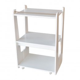 Mesa Auxiliar Utility - Linha Prime Branco - BCMED