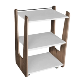 Mesa Auxiliar Utility - Linha Prime Teca Itália - BCMED