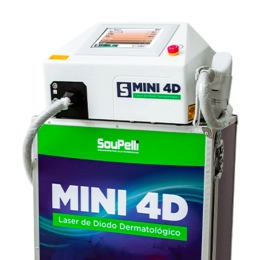 Mini 4D - Aparelho de Epilação a Laser de Diodo- SouPelli