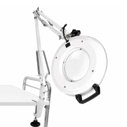 Lupa LED de Mesa Bivolt com Lente de Cristal 5 Dioptrias - Estek