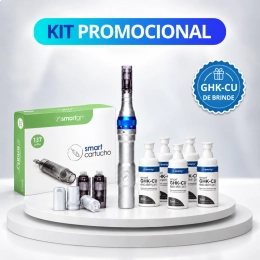 Smart Pen + 2 Cartuchos de 137 Agulhas + GHK-Cu de Brinde - Smart GR