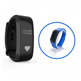 Smart Watch Massy Relógio Inteligente com Oximetro, Monitor Cardíaco, Pressão Arterial + 8 Funções - Azul