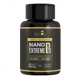 Suplemento Alimentar Nano Extreme D3 500mg 60 cápsulas - Eccos Cosméticos