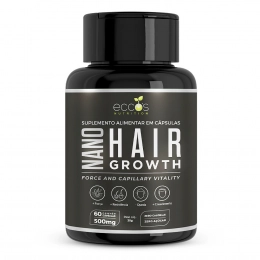 Suplemento Alimentar Nano Hair Growth Caps 500mg 60 cápsulas - Eccos Cosméticos