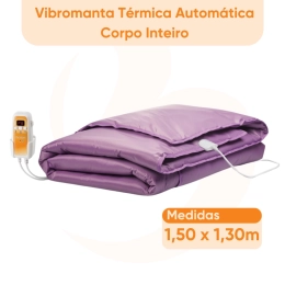 Vibromanta Térmica Automática Bivolt Corpo Inteiro Infravermelho com Controle Digital 1.50m x 1.30m - Bio Term