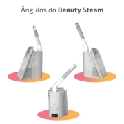 Novo Beauty Steam - Aparelho de Vapor de Ozônio + Óleo de Girassol Ozonizado - HTM