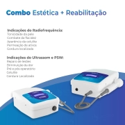 Kit Ethernia Clinic Radiofrequência Portátil + UltraMax Ultrassom/Ultracavitação - MedStart 