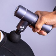Massageador Massage Gun Portátil - Prata - Acte Sports