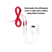 Clip Ear com Eletrodo Cilíndrico para Eletroestimulação Auricular - NKL