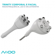 Níoo Prime - Módulo Circ e Colagen - Radiofrequência Fracionada, Jato de Plasma + Trinity Facial e Corporal + Vacuo Facial - Tonederm