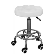 Banco Mocho Fits para Estética - Estek-Branco